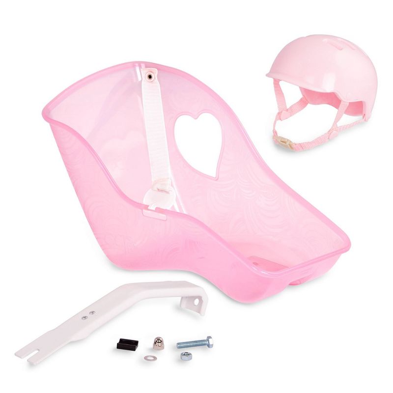 Our Generation Carry Me Doll Bike Seat Carrier &#38; Pink Helmet Accessory Set for 18&#39;&#39; Dolls, 3 of 4