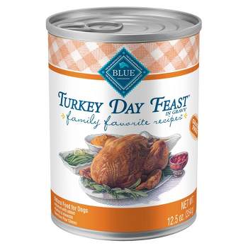 Blue Buffalo Family Favorites Natural Adult Wet Dog Food with Turkey Day Feast - 12.5oz