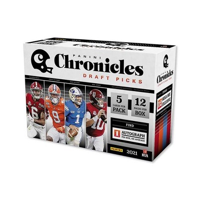 2021 Panini NFL Chronicles Draft Pick Football Trading Card Mega Box
