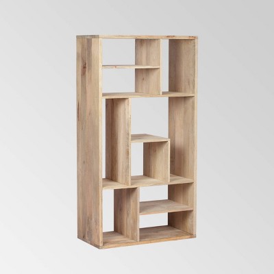 62" Banneker Modern Bookshelf Natural - Christopher Knight Home