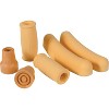 DMI Crutches Accessories Kit with Foam Underarm Crutch Pads, Closed-Style Hand Grip Covers and Durable Slip-Resistant Tips, Beige - 2 of 4