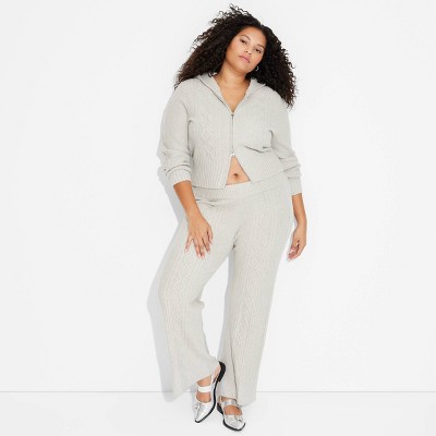 Women's Mid-Rise Cable Pants - Wild Fable™