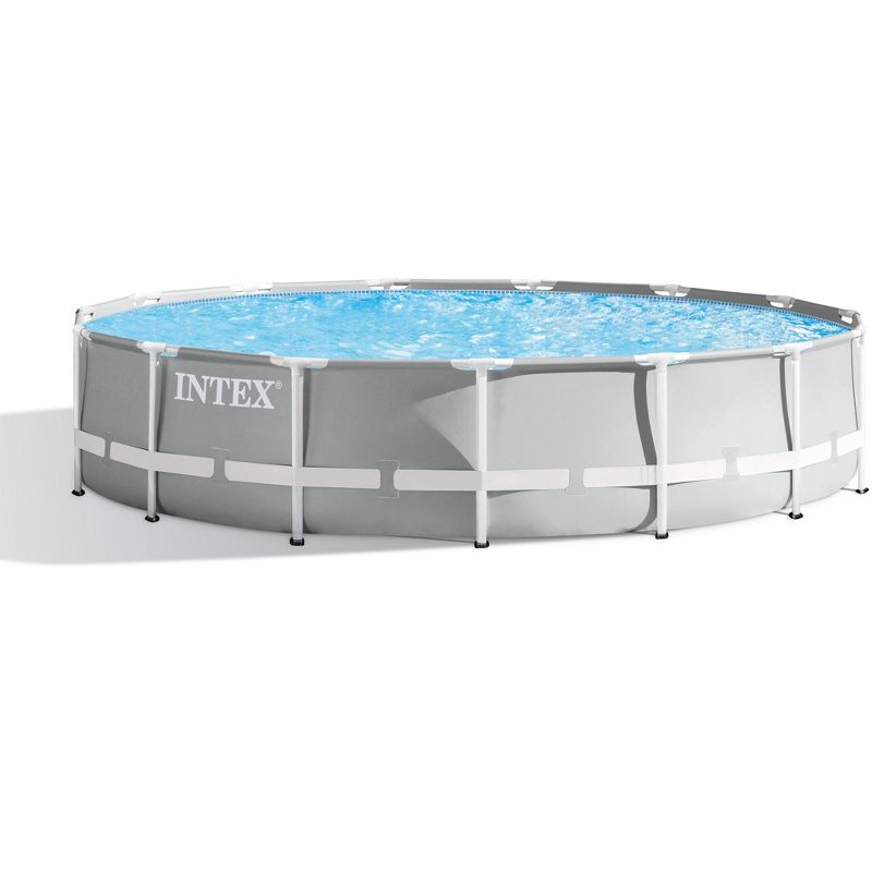 Intex 15ft X 42in Prism Frame Pool Set with Filter Pump, Ladder, Ground Cloth & Pool Cover, 2 of 4