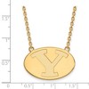 Black Bow Jewelry 10k Yellow Gold Brigham Young Cougars NCAA Necklace 18 Inch - 2 of 4