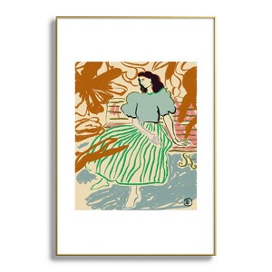 sandrapoliakov FIRST WARM DAY AFTER WINTER Metal Framed Art Print - Deny Desings - 1 of 3