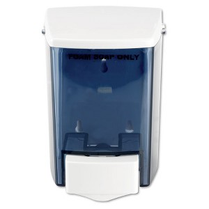 Impact Encore Foam-eeze Bulk Foam Soap Dispenser, See Thru, 900 mL, 4.5 x 4 x 6.25, White - 1 of 3