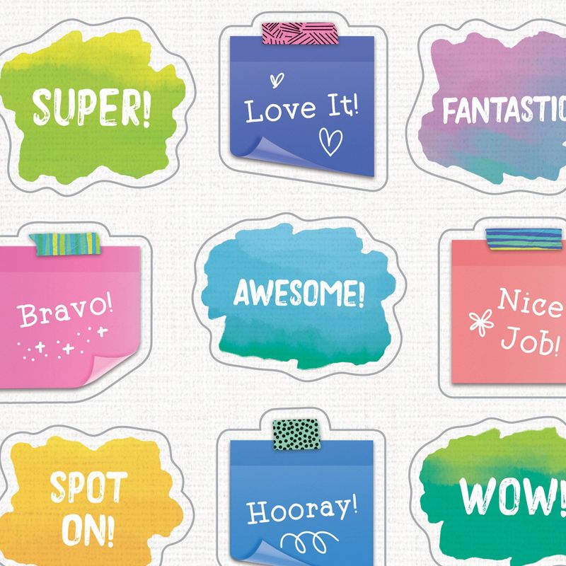 Happily Ever Elementary Creatively Inspired Doodle Motivators Shape Stickers, 72 Per Pack, 12 Packs, 3 of 4