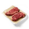 Angus Beef New York Strip Steak Family Pack - price per lb - Good & Gather™ - 3 of 3