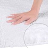 Unique Bargains Rectangular Machine Washable Plush Absorbent Cotton Mat for Bathroom Vanity - 3 of 4