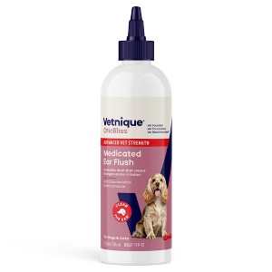Vetnique OticBliss Chlorhexidine Dog Ear Infection Flush Drops - 12 fl oz - 1 of 4