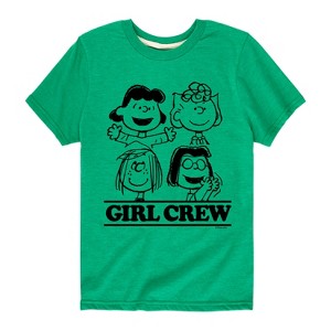 Boys' - Peanuts - Girl Crew Short Sleeve Graphic T-Shirt - 1 of 4