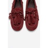 Fenora - Burgundy Genuine Leather Fringed Tassel Loafer (Women) | Forever & Always Shoes - 2 of 4