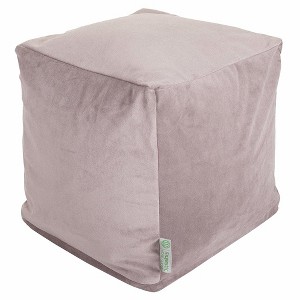 Majestic Home Goods,Cube Pouf Faux Suede - 1 of 4