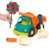 B. toys Dump Truck Duo 2 Toy Dump Trucks & 3 Beach Toys - 2 of 4