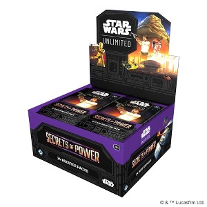 Asmodee Star Wars: Unlimited TCG Secrets of Power Booster Display - 24 Booster Packs Featuring Jedi, Sith & Iconic Characters, Ages 12+, 2+ Players, - 1 of 1