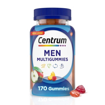 Centrum MultiGummies Men's Multivitamin Gummies, 170 Count, Supports Energy, Immunity, Metabolism & Muscle Function