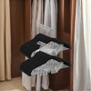 20/50/30-Pack Pants Hangers, Velvet Hangers with Adjustable Clips, Space-Saving Heavy-Duty, Non-Slip Skirt Hangers for Pants, Skirts - 4 of 4