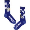 Sonic The Hedgehog Socks Adult Checker Board Character Design 3-Pack Crew Socks - 2 of 4
