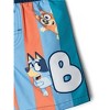 Bluey Raglan Rash Guard and Swim Trunks UPF 50+ Outfit Set Toddler - 4 of 4