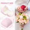 Unique Bargains Velvet Jewelry Mini Ring Organizing Storage Gift Box - 2 of 4