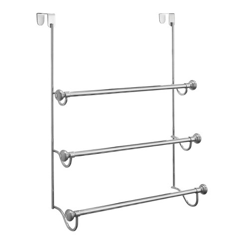 Idesign Milo Metal Wire Hanging Shower Caddy Baskets And Towel Bar Chrome :  Target