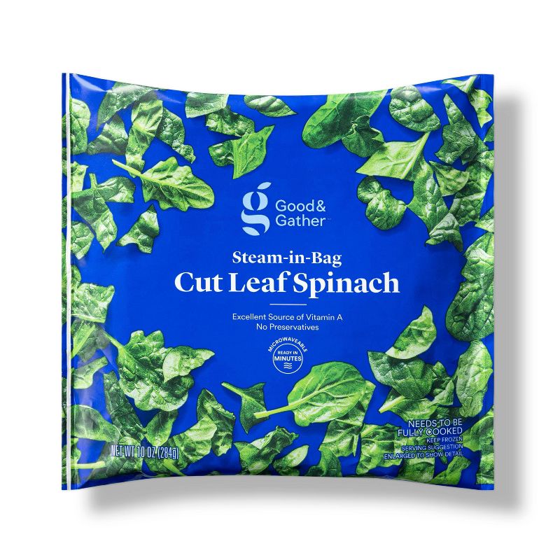 Frozen Cut Leaf Spinach - 10oz - Good &#38; Gather&#8482;, 1 of 4