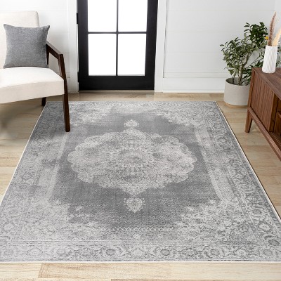 JONATHAN Y Rosalia Cottage Medallion Area Rug