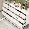 FUFU&GAGA White Rounded - corner Drawer Cabinets: Flexible Combinations, Ample Storage for Home - 4 of 4
