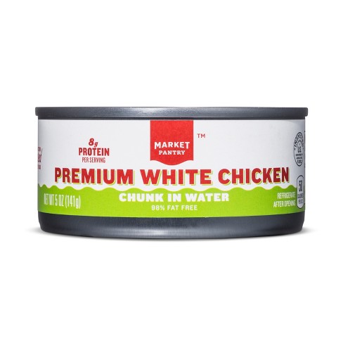 Chicken Breast Chunk White Meat 5 Oz Market Pantry Target