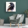 Canvas Wall Art - Sasha 'The Crow' Wall Art for Living Room, Bedroom, or Office Décor by Trademark Fine Art - 14 x 14 Inches - 4 of 4