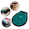 Unique Bargains Double-Sided Pet Grooming Glove Green 1 Pc - 4 of 4