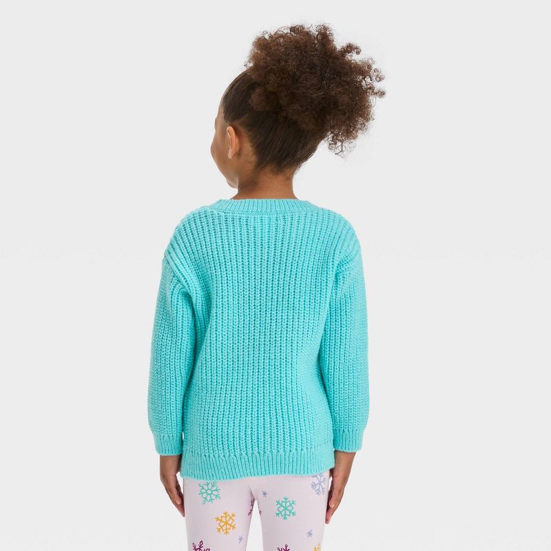 Toddler Girls' Cable Pullover Sweater - Cat & Jack™, 3 of 5