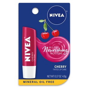 Nivea A Kiss Of Cherry Lip Care, 0.17 Oz, 1 Count - 1 of 4