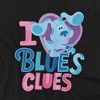Blues Clues & You I Heart Blue Adult T-Shirt Black - 2 of 4