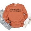 Simply Sage Market S.W.Smiley Pumpkin Spice Everything Garment Dyed Long Sleeve - 3 of 4