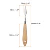 Unique Bargains Stainless Steel Flexible Pointy Wood Handle Painting Mixing Knife 4 Pcs - 2 of 4