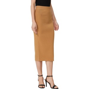 phistic Women's Knit Pencil Skirt - 1 of 4