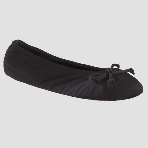 Isotoner wide width store slippers