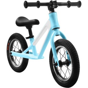 Balance Bike, 12" Rubber Foam Tires, Adjustable Seat, Sport Training Bicycle - 1 of 4