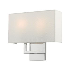 Livex Lighting Pierson 2 - Light Wall Light in  Polished Chrome - 1 of 4