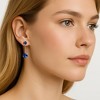 3 Carat Round Blue Swarovski Element – Elegant Sparkling Jewelry Piece - 2 of 2