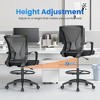 SUGIFT Ergonomic Office Chair Mesh Task Chair with Lumbar Support and Foot Ring - 4 of 4