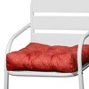 Classic Accessories Water-Resistant Indoor/Outdoor Seat Cushions, 19 x 19 x 5 Inch, 2 Pack, Ruby Mosaic, Outdoor Patio Cushions - 2 of 4