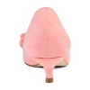 Journee Collection Womens Medium and Wide Width Orana Pointed Toe Kitten Heel Pumps - 3 of 4