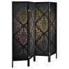 Vynxaria Black 4-panel Folding Screen - 3 of 4