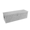 Truck Bed Toolbox For Trailer Pickup, RV Storage Organizer Tool Box Flatbox With Side Handle Lock Keys, Aluminum 5 Bar Tread Pattern - 2 of 4