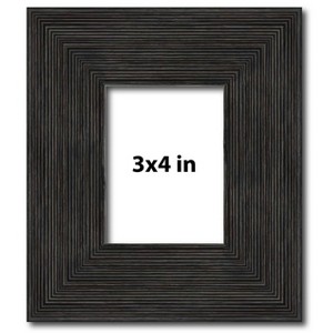 PosterPalooza | Photo Size Contemporary Black Frame - UV Acrylic, Foam Board Backing, Hanging Hardware - 1 of 4