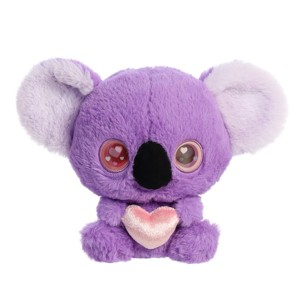 Aurora Lenticular 6" Koala In Love Purple Stuffed Animal - 1 of 4