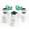 Big Dot of Happiness Green 2025 Graduation Party - Dessert Cupcake Toppers - Clear Treat Picks - Set of 24 - 2 of 4