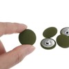 Unique Bargains Metal Shank Round Cloth Covered DIY Sewing Buttons 20 Pcs - 4 of 4